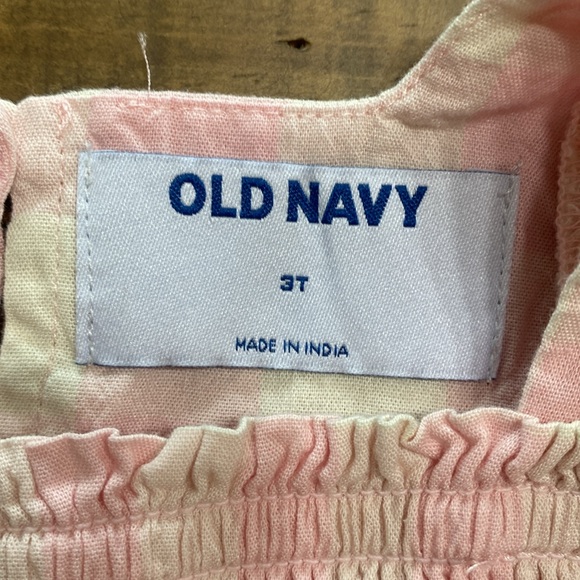 Old Navy Pink Plaid Dress 3T - Picture 5 of 5